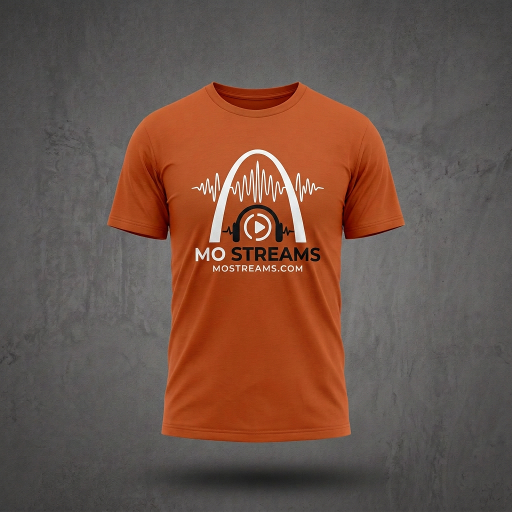 MO STREAMS Gateway Sound Tee — Orange