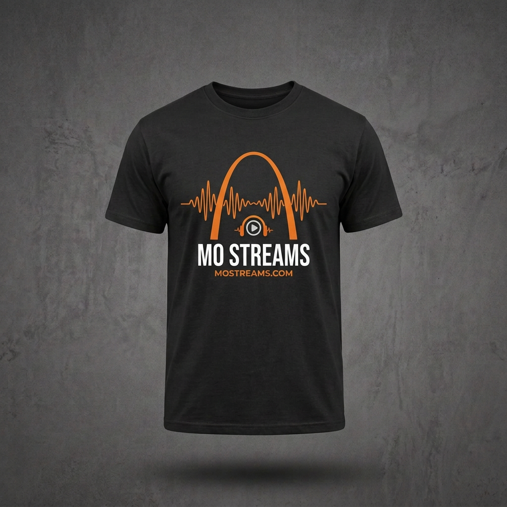 MO STREAMS Gateway Sound Tee — Black