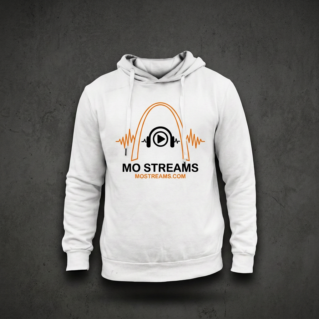 MO STREAMS Gateway Sound Hoodie — White