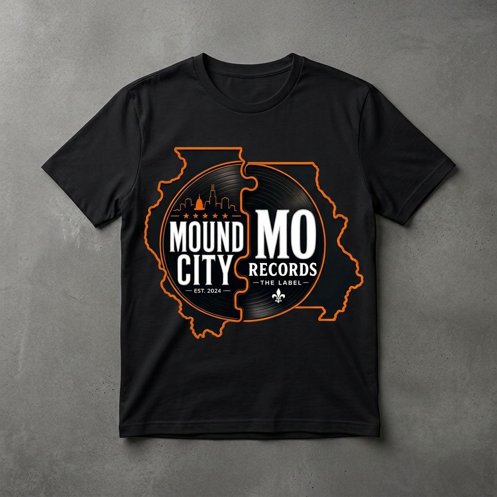 Mound City / Mo Records T-Shirt — Black